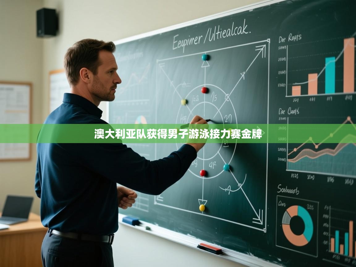 澳大利亚队获得男子游泳接力赛金牌  第1张